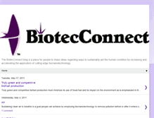 Tablet Screenshot of biotecconnect.blogspot.com