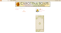 Desktop Screenshot of carolinasoapgirl.blogspot.com