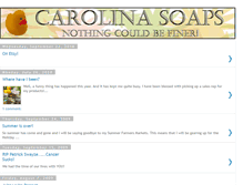 Tablet Screenshot of carolinasoapgirl.blogspot.com