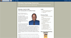 Desktop Screenshot of christianpsychologyresources.blogspot.com