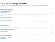 Tablet Screenshot of christianpsychologyresources.blogspot.com