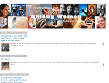 Tablet Screenshot of amongwomenpodcast.blogspot.com