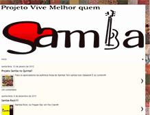 Tablet Screenshot of melhorquemsamba.blogspot.com