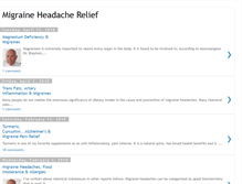 Tablet Screenshot of migraineheadache-relief.blogspot.com