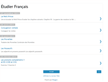 Tablet Screenshot of etudierfrancais.blogspot.com
