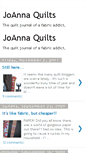 Mobile Screenshot of joannaquilts.blogspot.com