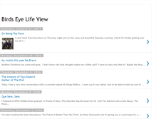 Tablet Screenshot of birdseyelifeview.blogspot.com