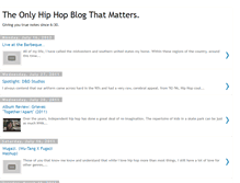 Tablet Screenshot of onlyhiphopblog.blogspot.com