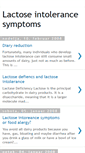 Mobile Screenshot of lactoseintolerancesymptoms.blogspot.com