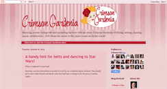 Desktop Screenshot of crimsongardenia.blogspot.com