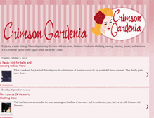 Tablet Screenshot of crimsongardenia.blogspot.com