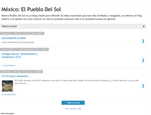 Tablet Screenshot of mexicoelpueblodelsol.blogspot.com