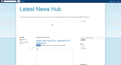 Desktop Screenshot of newshublatest.blogspot.com