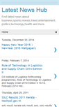 Mobile Screenshot of newshublatest.blogspot.com