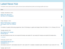 Tablet Screenshot of newshublatest.blogspot.com