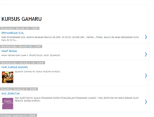 Tablet Screenshot of kursusgaharu.blogspot.com