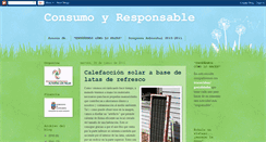 Desktop Screenshot of consumoyresponsable.blogspot.com