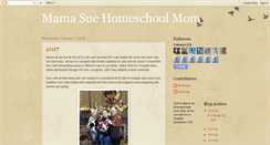 Desktop Screenshot of mamasuehomeschoolingmom.blogspot.com