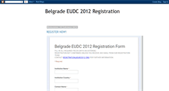 Desktop Screenshot of belgradereg.blogspot.com