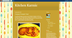 Desktop Screenshot of kitchen-karma.blogspot.com