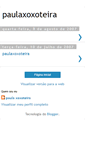 Mobile Screenshot of paulaxoxoteira.blogspot.com