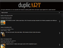 Tablet Screenshot of duplicart-mayoral.blogspot.com