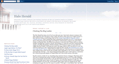 Desktop Screenshot of haloherald.blogspot.com
