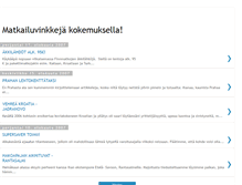 Tablet Screenshot of matkavinkit.blogspot.com
