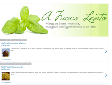 Tablet Screenshot of afuoco-lento.blogspot.com