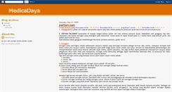 Desktop Screenshot of medicaljaya.blogspot.com