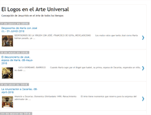 Tablet Screenshot of ellogosenelarteuniversal.blogspot.com