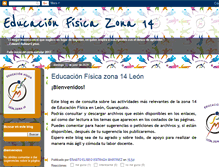 Tablet Screenshot of educacionfisicazona14.blogspot.com