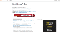 Desktop Screenshot of dtbnguyen.blogspot.com