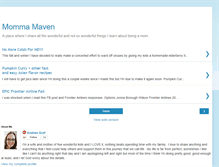 Tablet Screenshot of mommamaven.blogspot.com