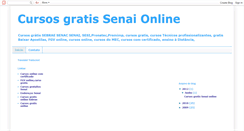 Desktop Screenshot of cursosgratissenai.blogspot.com