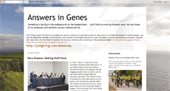Desktop Screenshot of answersingenes.blogspot.com