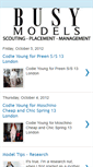 Mobile Screenshot of busymodels.blogspot.com