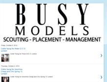 Tablet Screenshot of busymodels.blogspot.com