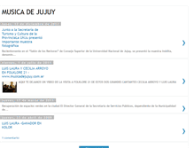 Tablet Screenshot of musicadejujuy.blogspot.com