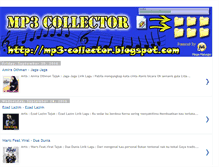 Tablet Screenshot of mp3-collector.blogspot.com