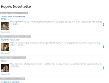 Tablet Screenshot of hopesnovellette.blogspot.com