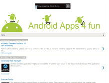 Tablet Screenshot of androidapps4fun.blogspot.com