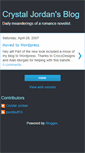 Mobile Screenshot of crystaljordan.blogspot.com