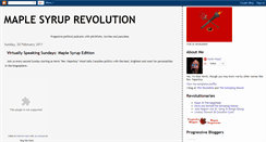 Desktop Screenshot of maplesyruprevolution.blogspot.com