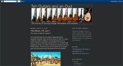 Desktop Screenshot of guitarsawdust.blogspot.com