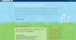 Desktop Screenshot of elparaisodellibro.blogspot.com