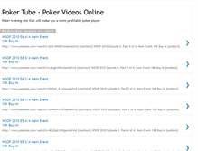 Tablet Screenshot of poker-tube.blogspot.com