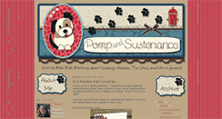 Desktop Screenshot of pompandsustenance.blogspot.com