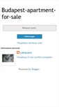 Mobile Screenshot of budapest-apartment-for-sale.blogspot.com