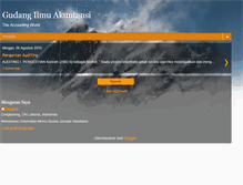 Tablet Screenshot of gudangakuntansi.blogspot.com